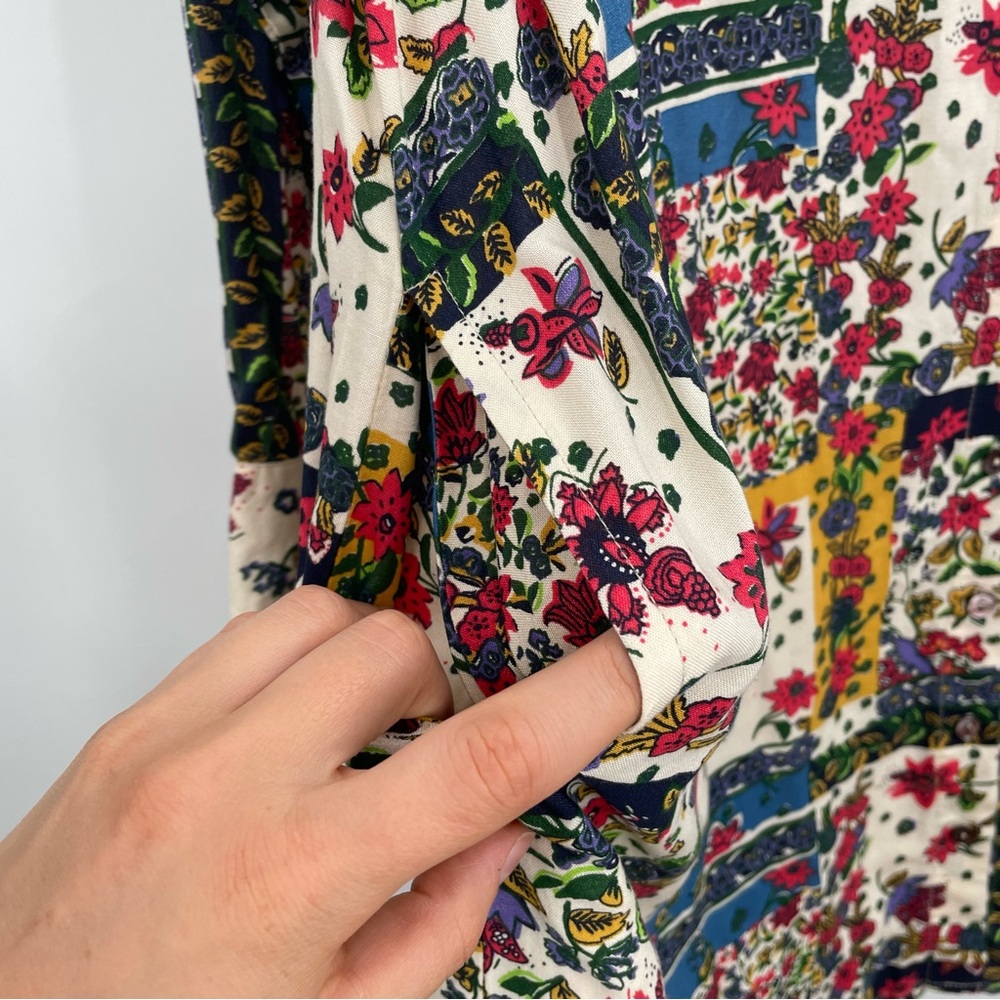 NATURAL LIFE Colorful Floral Long Sleeve Dress - Picture 7 of 14